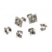 Czarina Weave Cufflinks and Studs